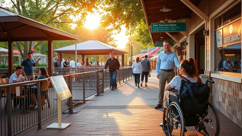 accessible dining and amenities