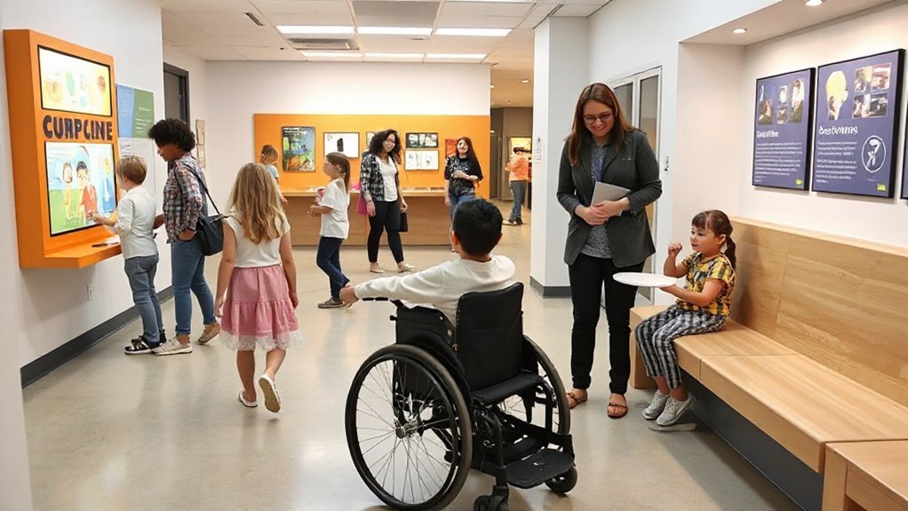 accessible entrances ramps restrooms