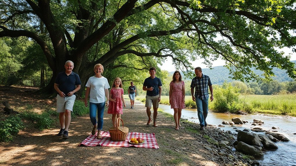 accessible family friendly picnic trails