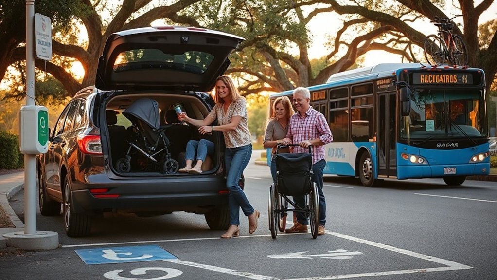 accessible transportation and parking