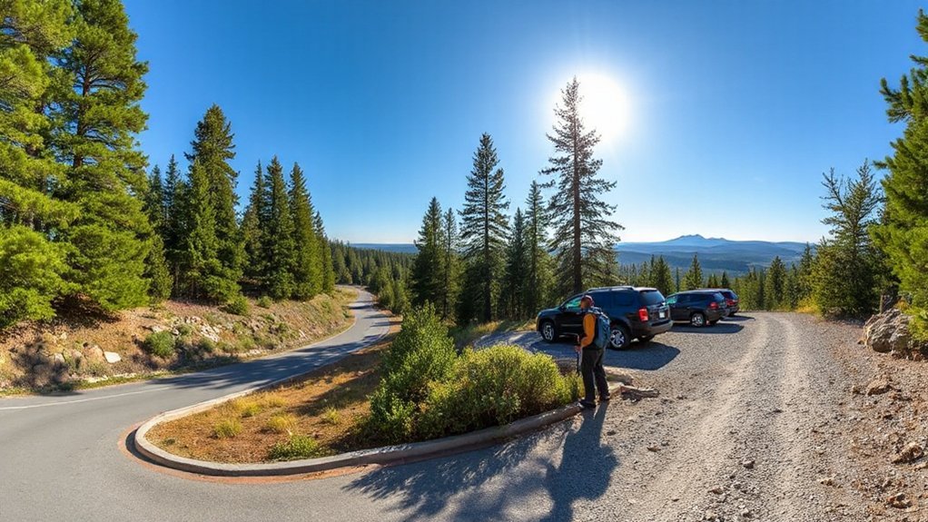 arrive early park responsibly