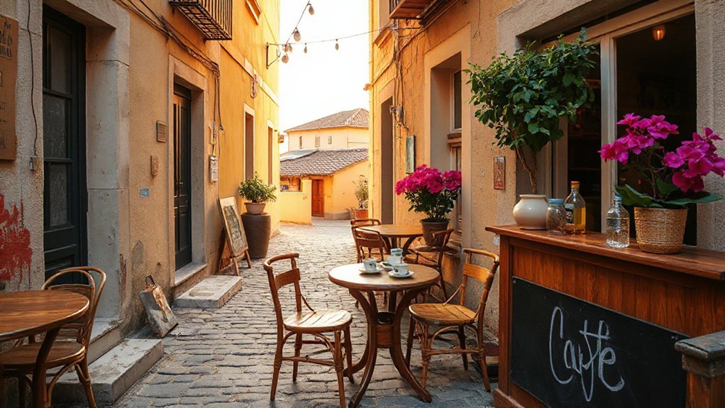 bell touched narrow lane caf s