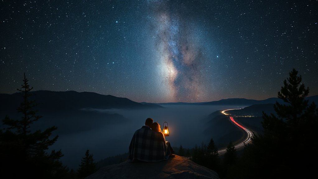 best romantic stargazing spots