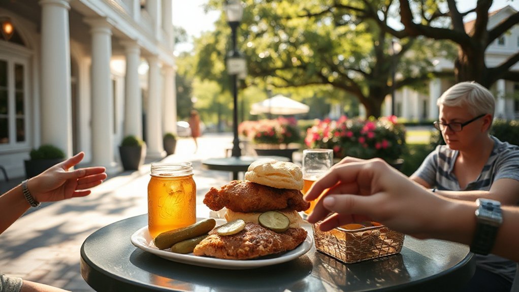 biscuits barbecue shrimp grits