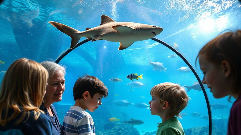 blue glow aquarium experience