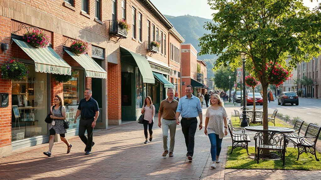 boutiques caf s sunlit stroll