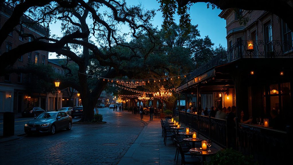 candlelit savannah spanish moss