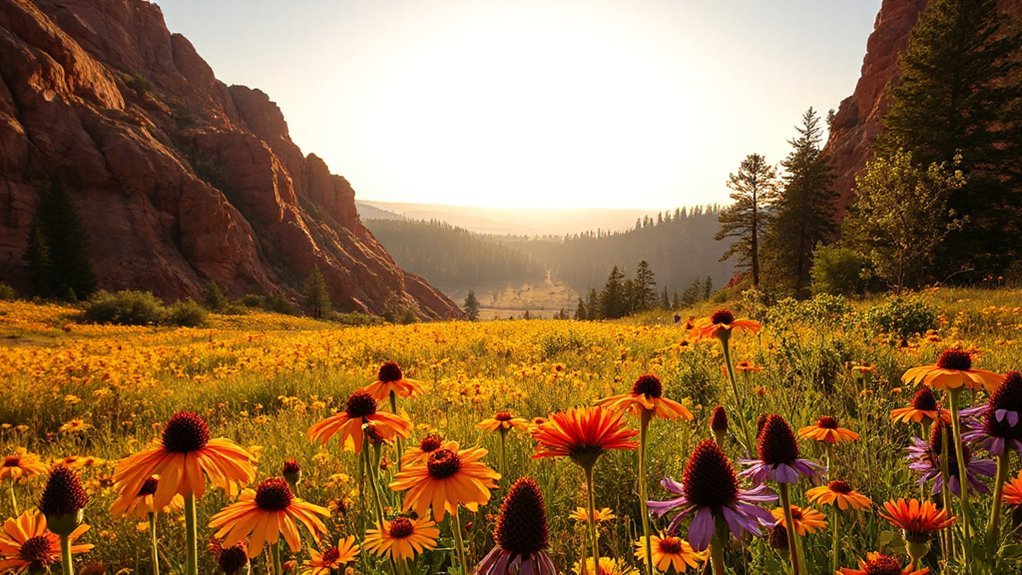 canyon wildflowers prairie blooms