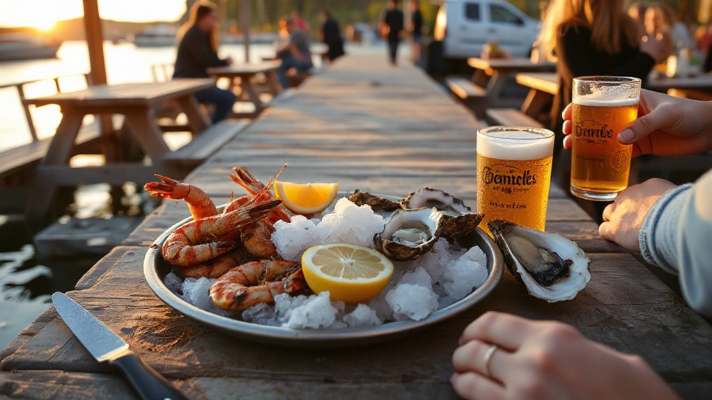 cash only dockside family seafood