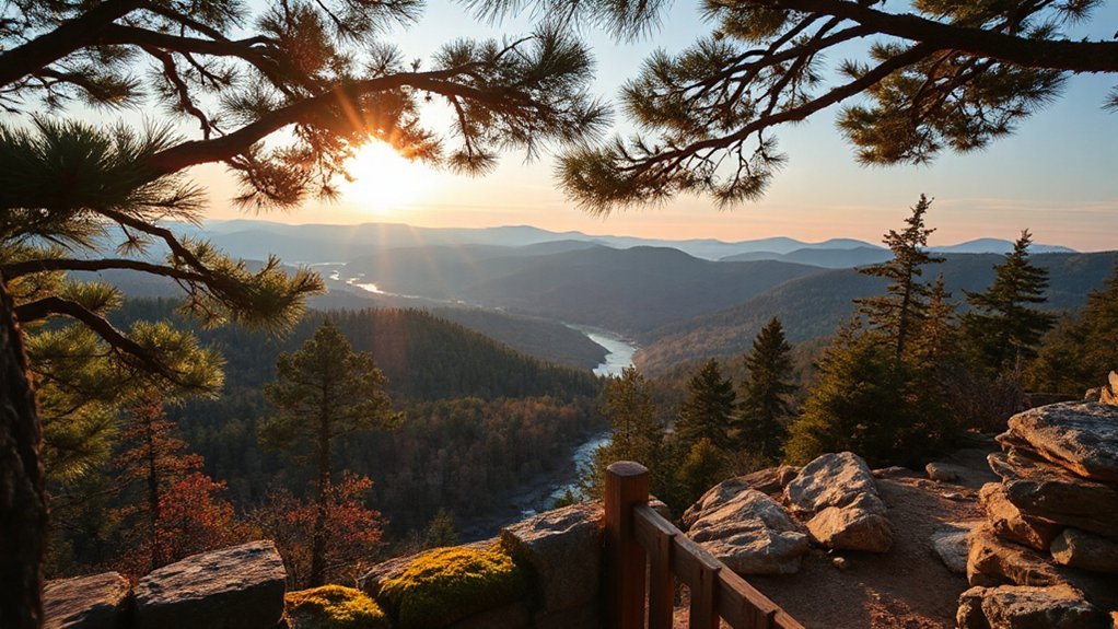 cliffside overlooks and panoramas