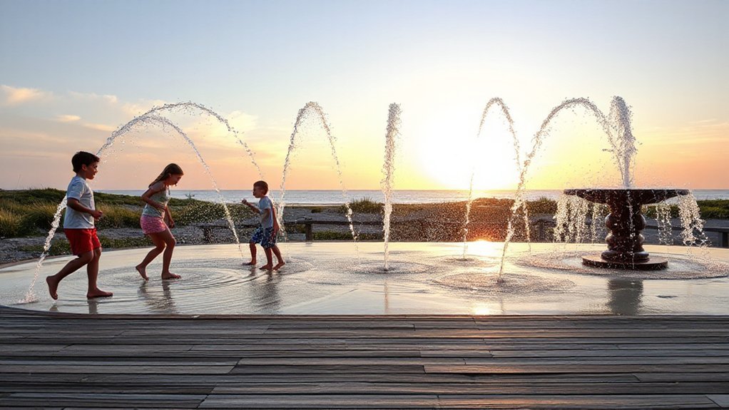 coastal beachside family play