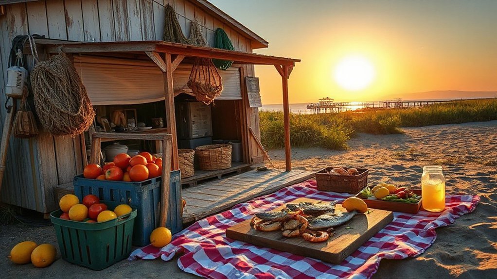 coastal seafood markets picnics