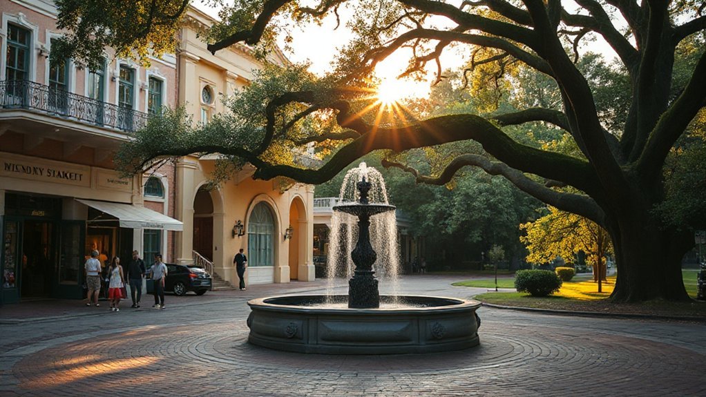 cobblestones market oaks fountain