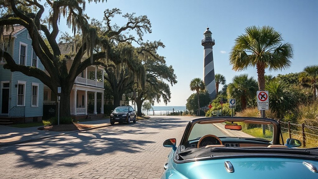 cobblestones to coastal lighthouse