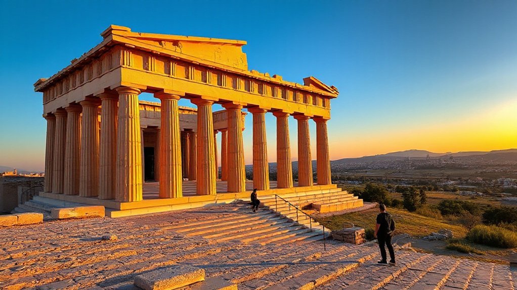columns weathered history reclaimed