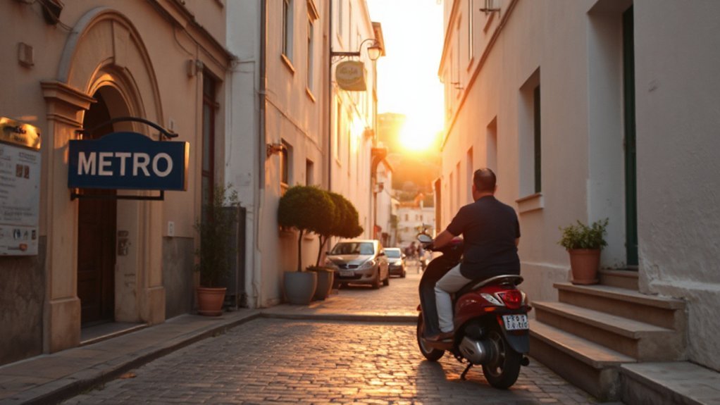 combine transit walk explore