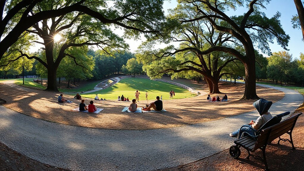 concerts trails playgrounds picnics