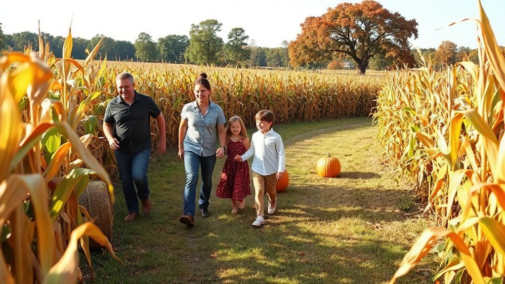 corn maze reconnects loved ones