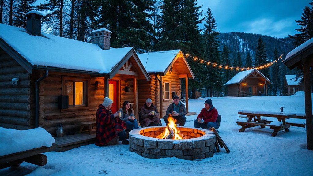 cozy blue ridge winter