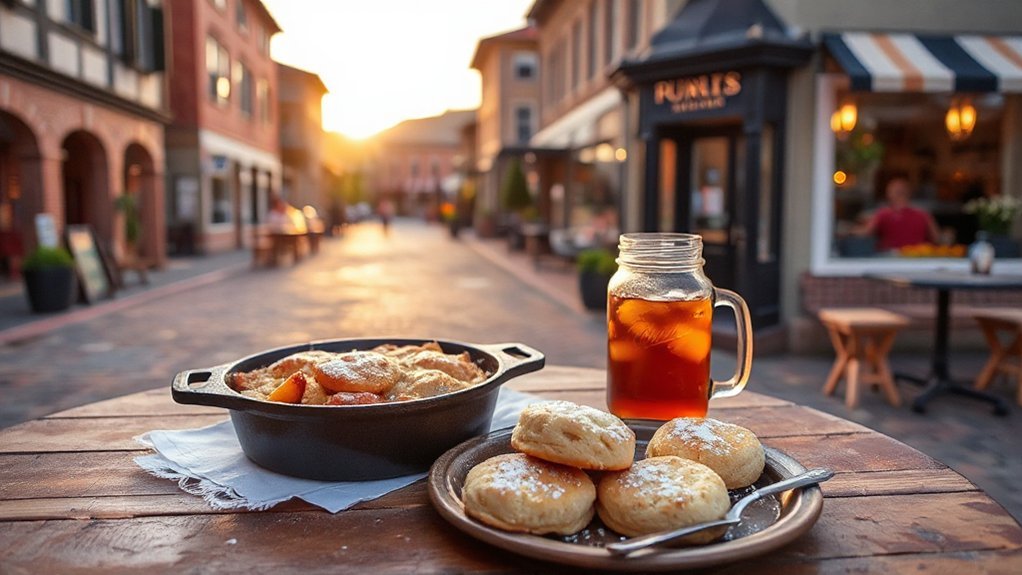 cozy cafes southern desserts