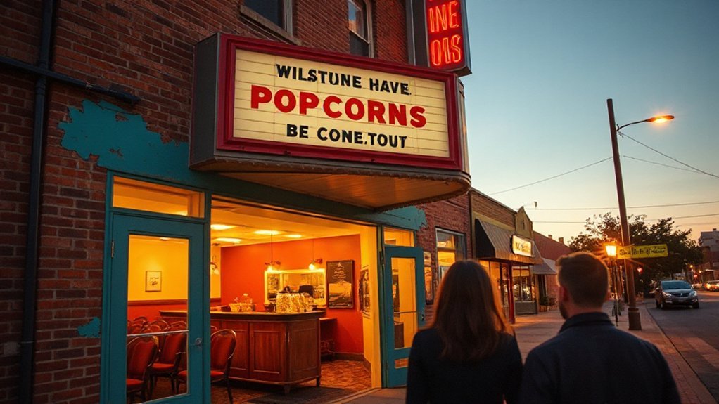 cozy small town movie theaters