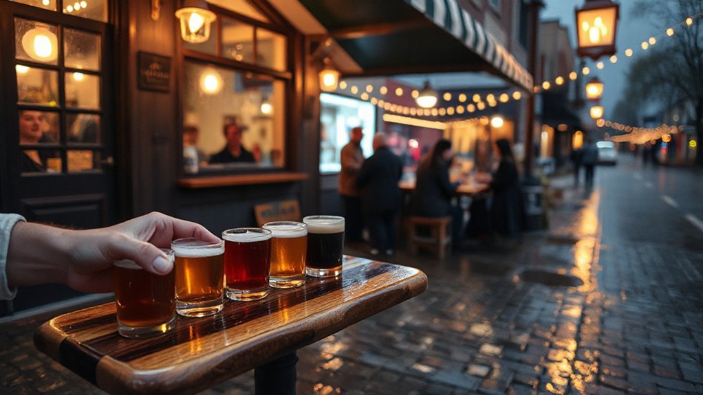 cozy taprooms flight tastings