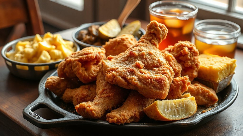 double dipped southern fried feast