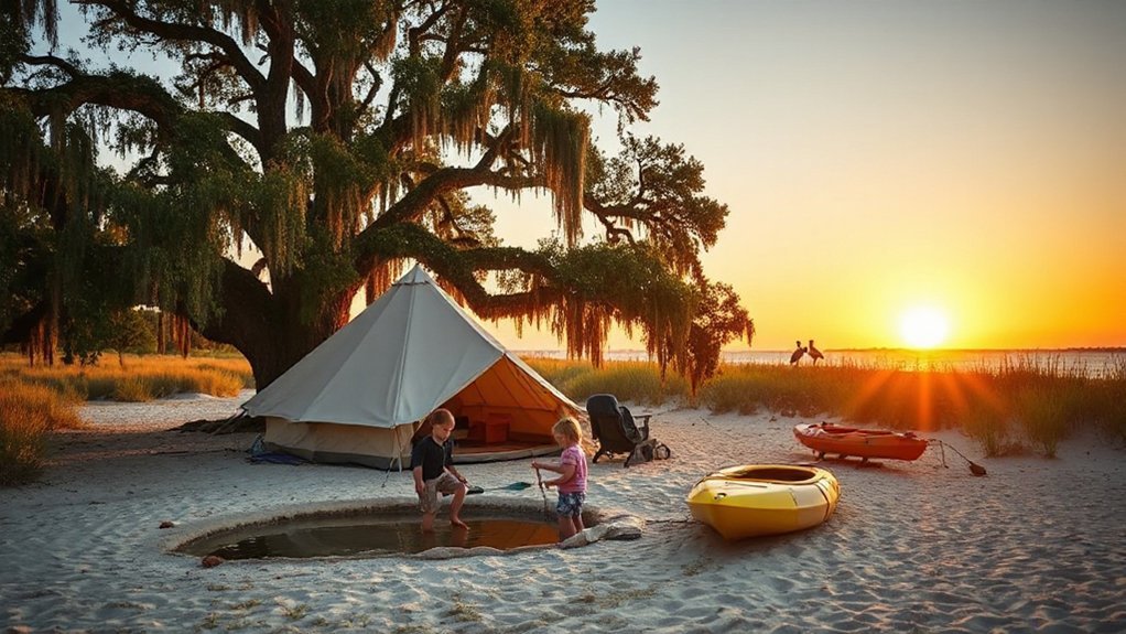 dune camping and tidepools