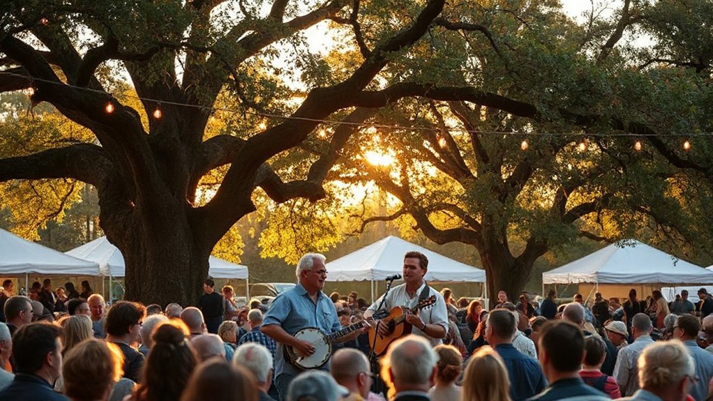 eclectic outdoor live music