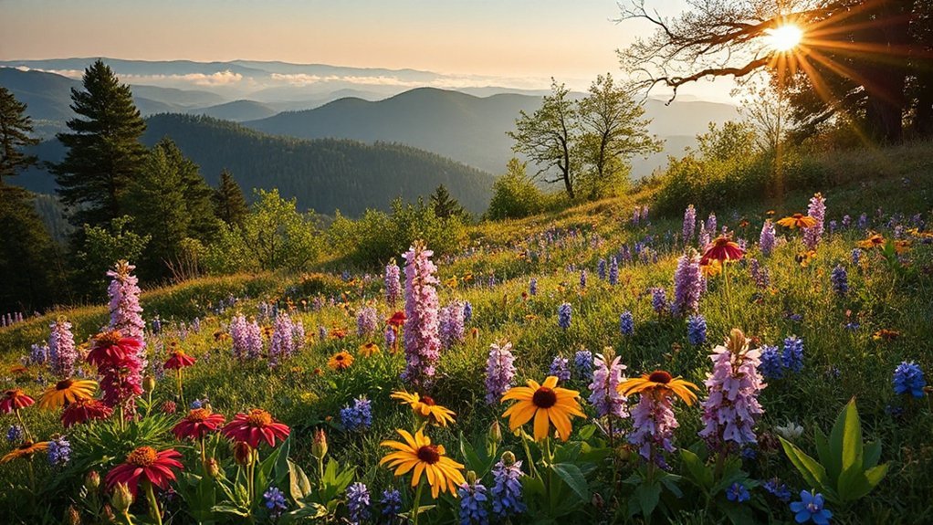 elevation dependent wildflower bloom timing
