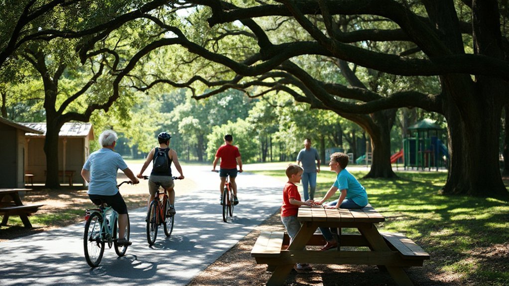 family friendly picnic and playgrounds