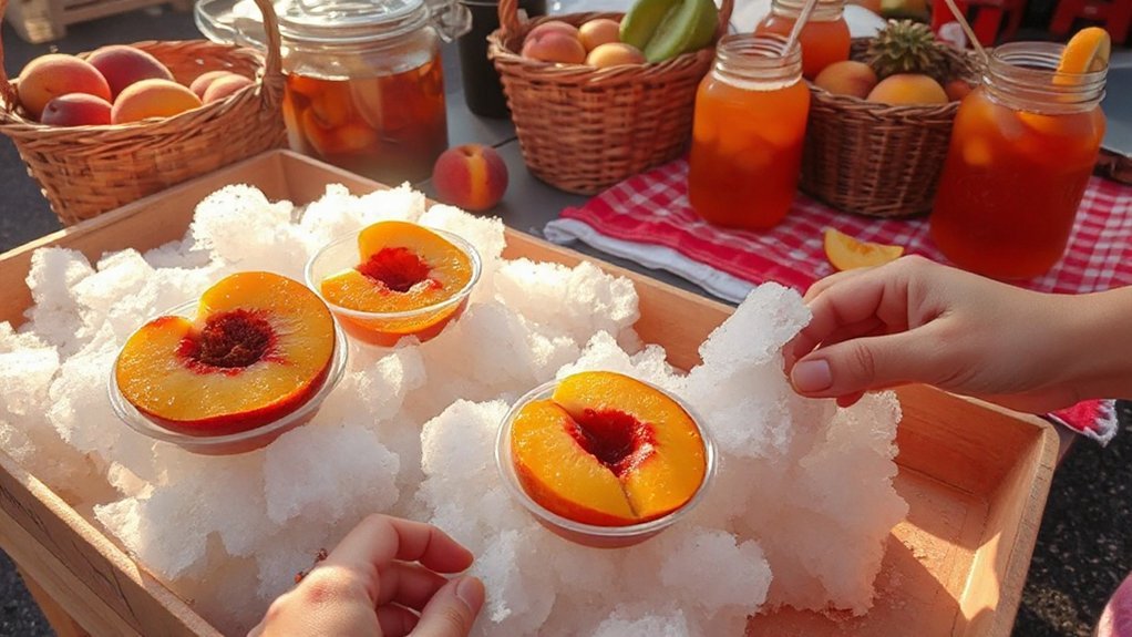 farmers market peach pops