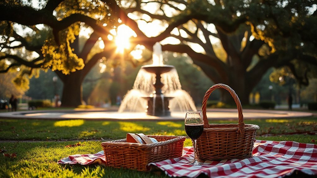 fountain spanish moss oasis