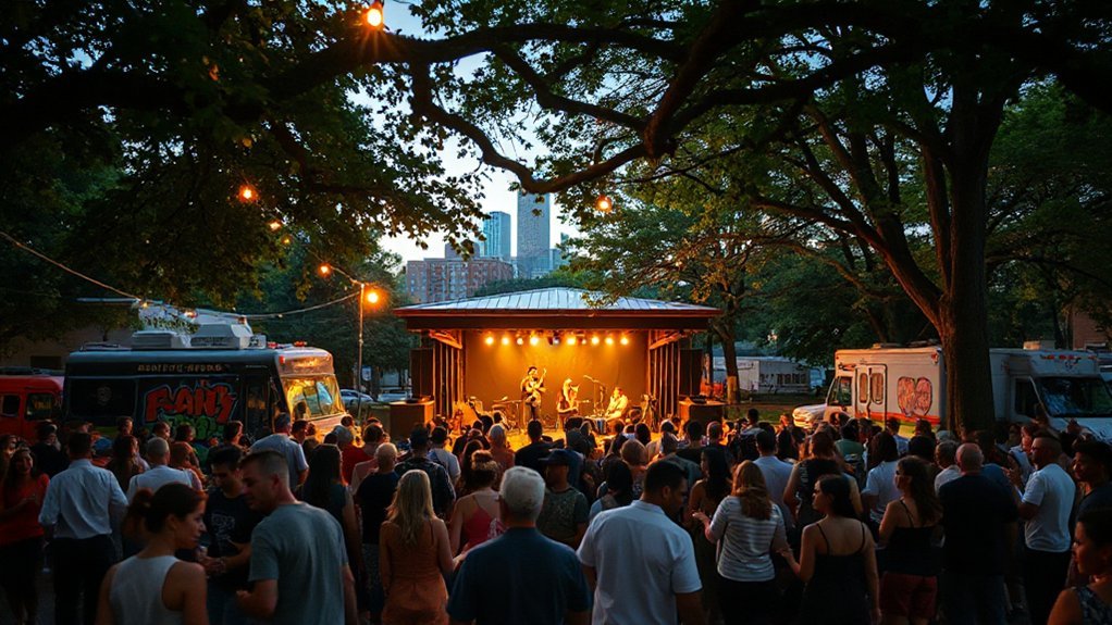 free concerts and artwalks