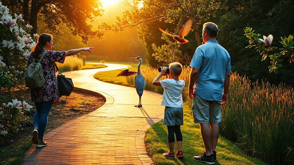 gardens refuges and birdwatching