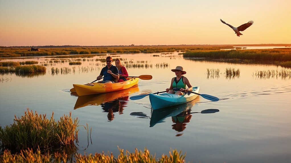 golden isles paddle camping romance
