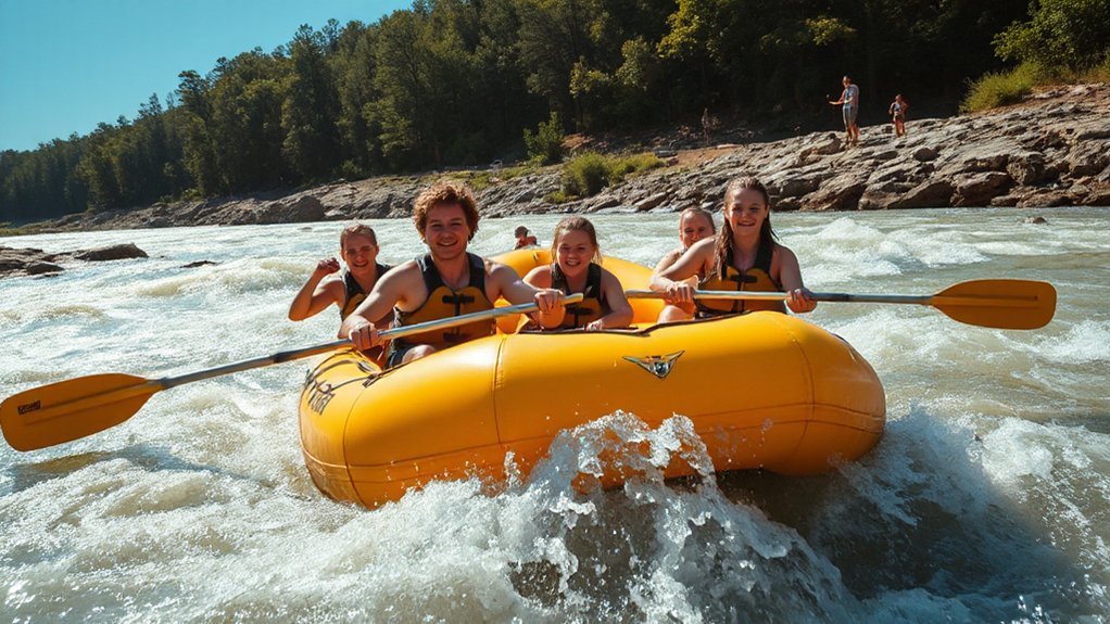 guided accessible river rafting