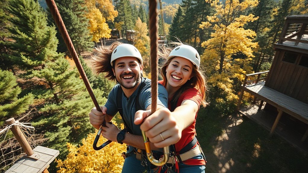 guided zips climbs triumph