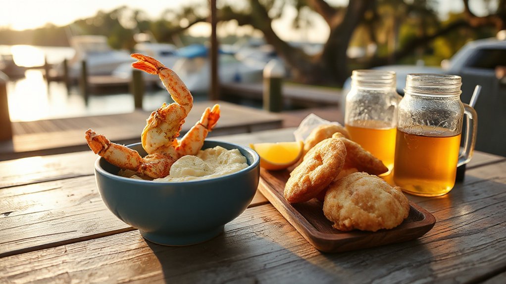 gulf shrimp and oysters