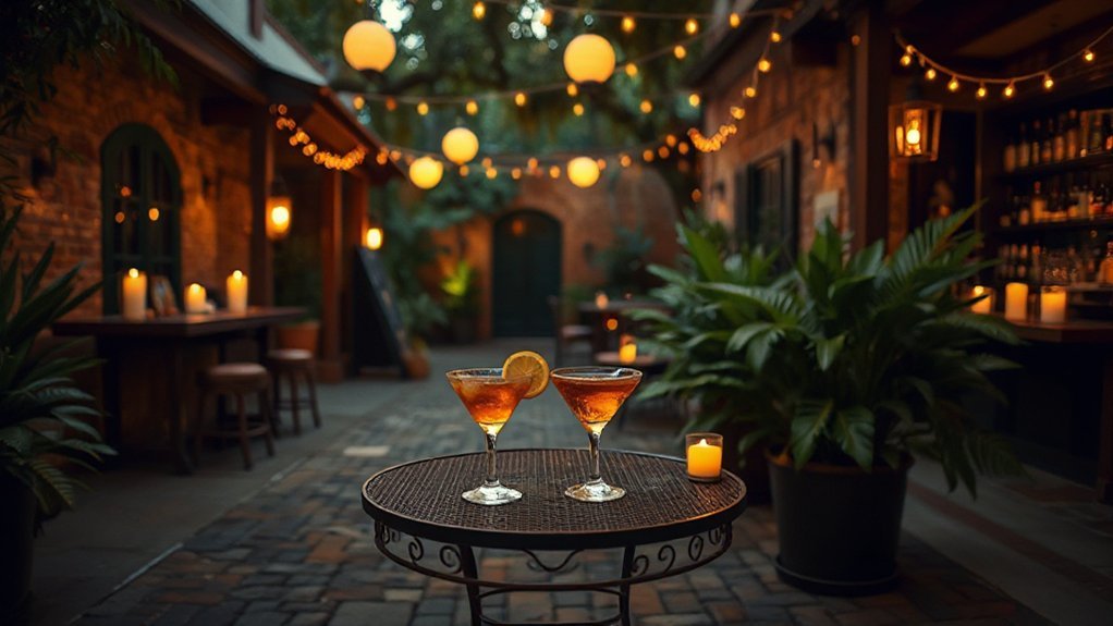 hidden courtyard secret cocktails