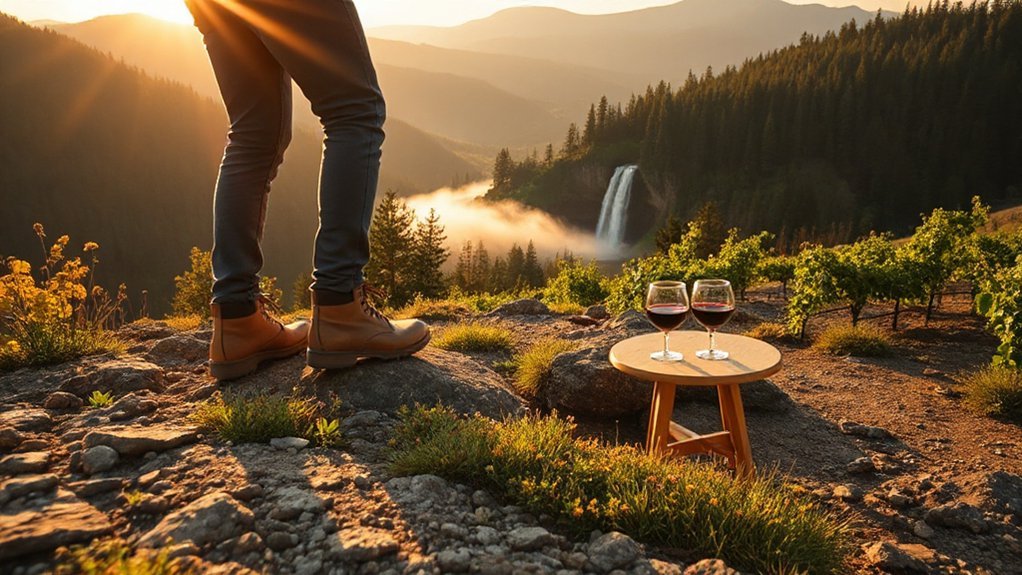 hikes waterfalls wine tastings