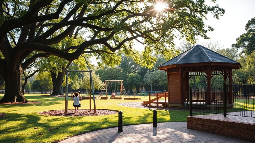 historic park with playgrounds
