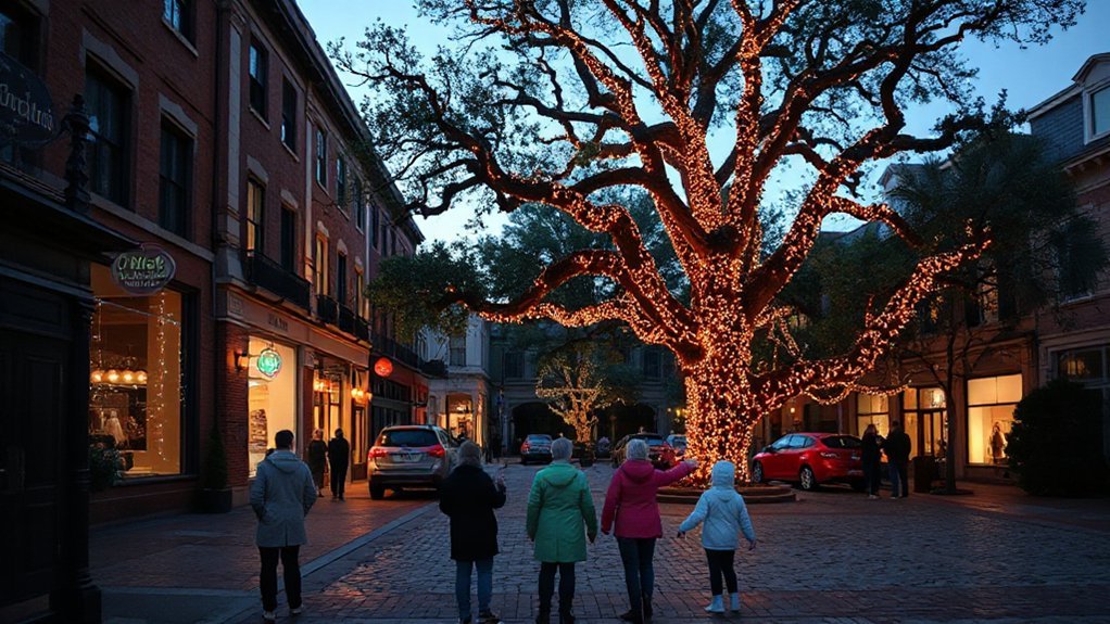 holiday lights across georgia