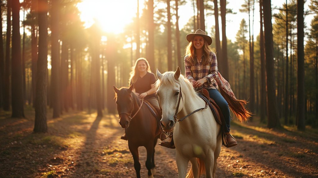 horseback through georgia pines