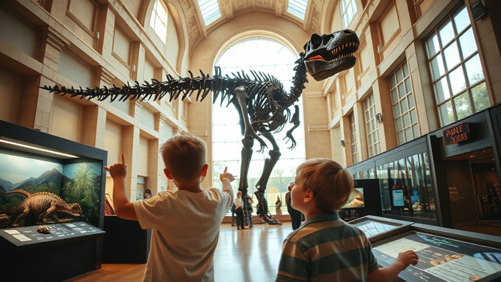 interactive dinosaur science exploration