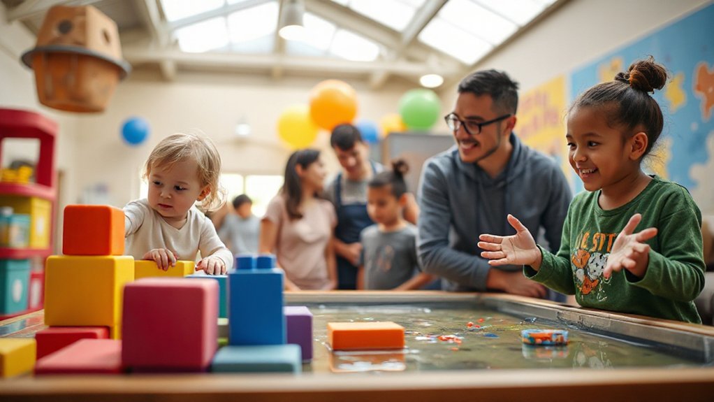 interactive steam play spaces