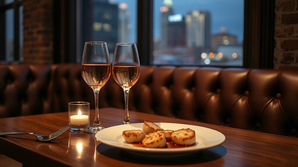 intimate candlelit seasonal dining