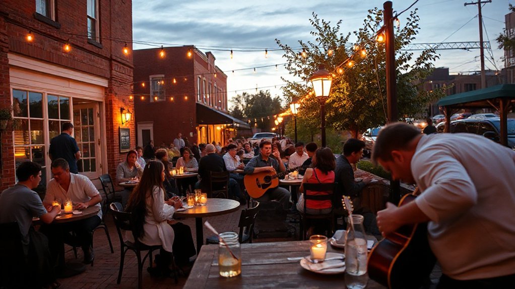 intimate live southern dinner