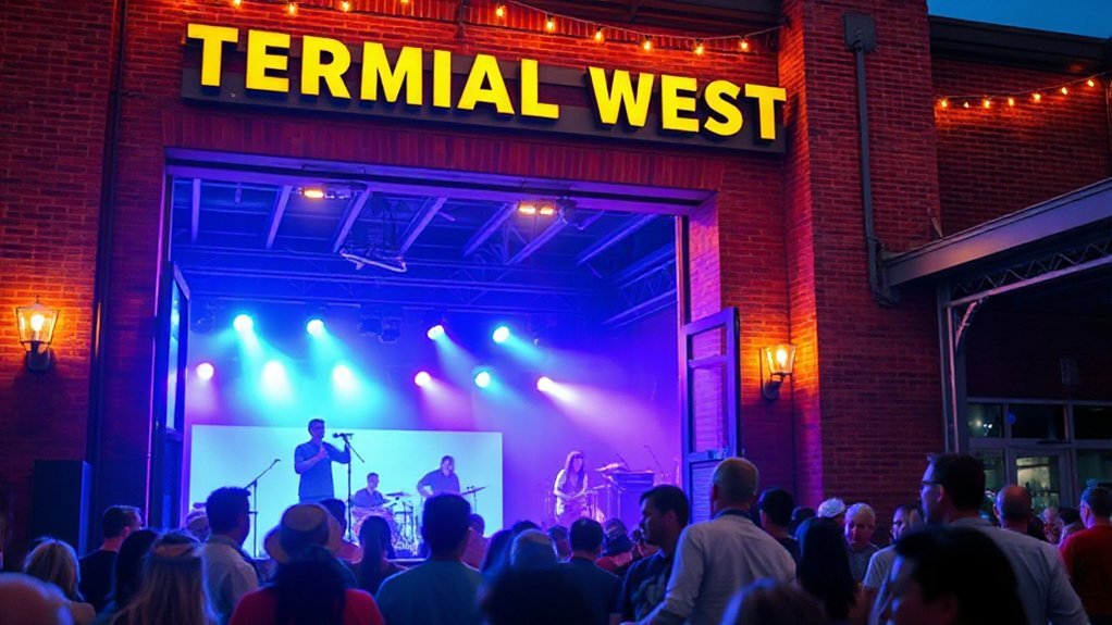 intimate sustainable music venue