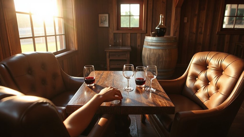 intimate two person wine tastings